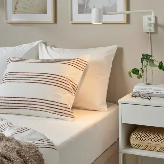 IKEA DVALA Cearsaf, alb, 240x260 cm