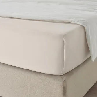 IKEA DVALA Cearsaf, bej, 150x260 cm