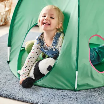 IKEA DVÄRGMÅS Cort pentru copii, verde
