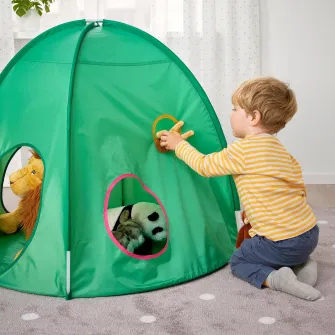 IKEA DVÄRGMÅS Cort pentru copii, verde