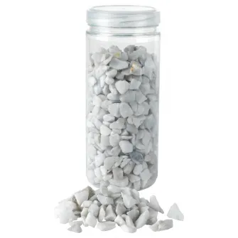 IKEA DYFT Decoratiune pietre, alb, 650 g