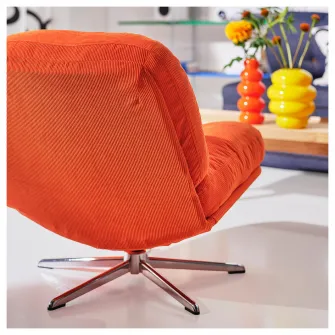 IKEA DYVLINGE Fotoliu rotativ, Kelinge portocaliu