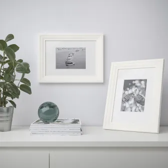 IKEA EDSBRUK Rama, alb, 21x30 cm