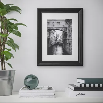 IKEA EDSBRUK Rama, vopsit negru, 30x40 cm