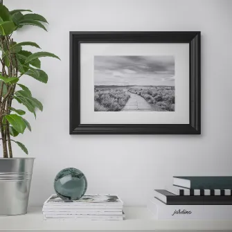 IKEA EDSBRUK Rama, vopsit negru, 30x40 cm