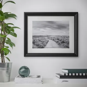 IKEA EDSBRUK Rama, vopsit negru, 40x50 cm
