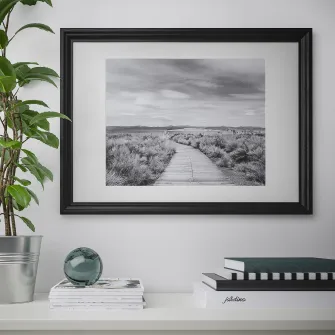 IKEA EDSBRUK Rama, vopsit negru, 50x70 cm