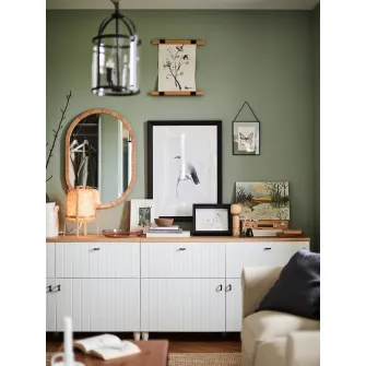 IKEA EDSBRUK Rama, vopsit negru, 50x70 cm