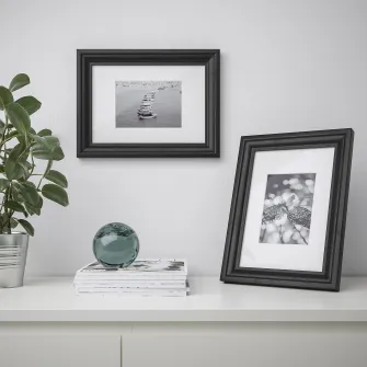IKEA EDSBRUK Rama, vopsit negru, 21x30 cm