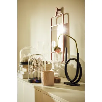 IKEA EFTERTÄNKA Clepsidra, sticla transparenta/nisip, 15 cm