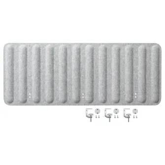 IKEA EILIF Paravan birou, gri, 120x48 cm