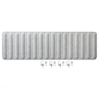 IKEA EILIF Paravan birou, gri, 160x48 cm