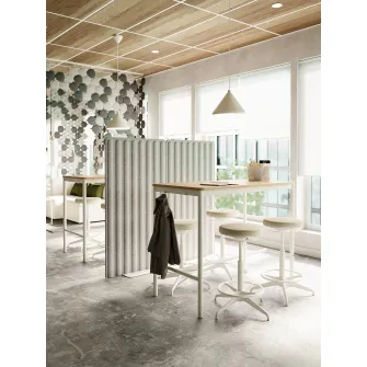 IKEA EILIF Paravan independent, gri/alb, 80x150 cm