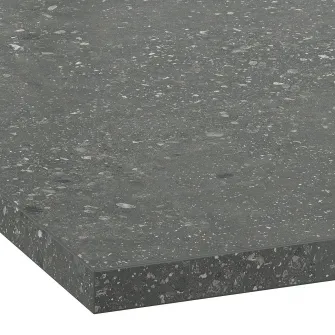 IKEA EKBACKEN Blat, gri aspect mozaic/laminat, 186x2.8 cm