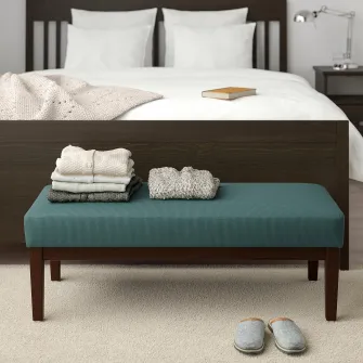 IKEA EKENÄSET Banca, Kelinge gri-turcoaz, 112 cm