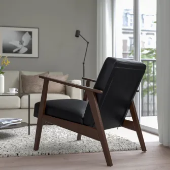 IKEA EKENÄSET Fotoliu, Jonsbyn negru