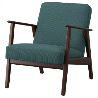 IKEA EKENÄSET Fotoliu, Kelinge gri-turcoaz