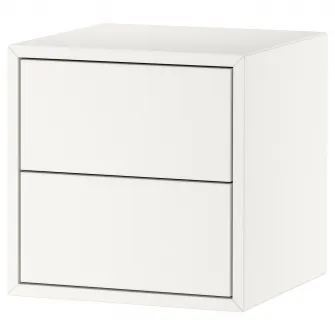 IKEA EKET Comoda 2 sertare, alb, 35x35x35 cm