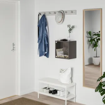 IKEA EKET Usa sticla, sticla transparenta, 31x31 cm