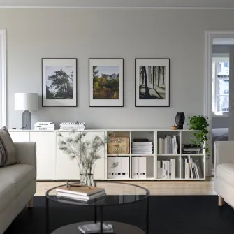 IKEA EKET Combinatie corp cu picioare, alb, 280x35x72 cm