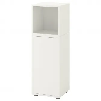 IKEA EKET Combinatie corp cu picioare, alb, 35x35x107 cm