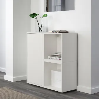 IKEA EKET Combinatie corp cu picioare, alb, 70x35x72 cm