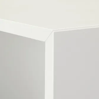 IKEA EKET Combinatie corp cu picioare, alb/lemn, 140x35x80 cm