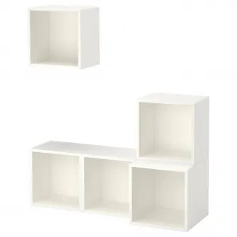 IKEA EKET Combinatie corp suspendat, alb, 105x35x120 cm