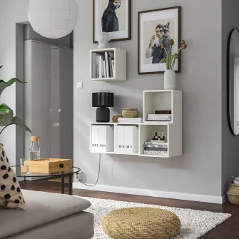 IKEA EKET Combinatie corp suspendat, alb, 105x35x120 cm