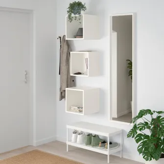 IKEA EKET Combinatie corp suspendat, alb, 105x35x70 cm