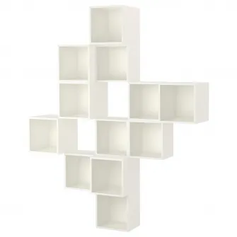 IKEA EKET Combinatie corp suspendat, alb, 175x35x210 cm