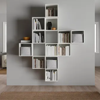 IKEA EKET Combinatie corp suspendat, alb, 175x35x210 cm