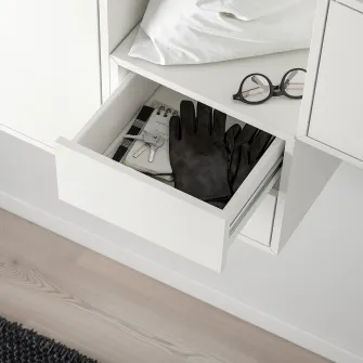 IKEA EKET Combinatie corp suspendat, alb, 175x35x70 cm