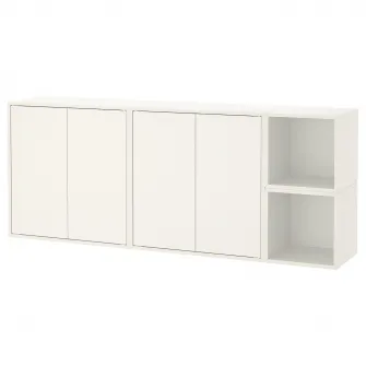 IKEA EKET Combinatie corp suspendat, alb, 175x35x70 cm
