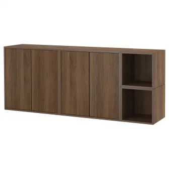 IKEA EKET Combinatie corp suspendat, aspect nuc, 175x35x70 cm