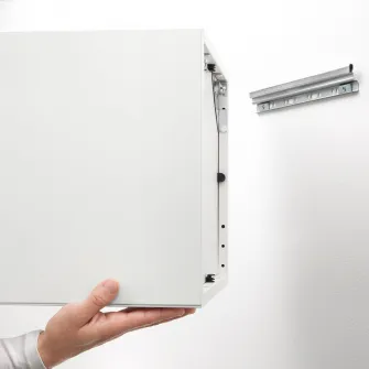 IKEA EKET Combinatie corp suspendat, gri inchis, 105x35x120 cm
