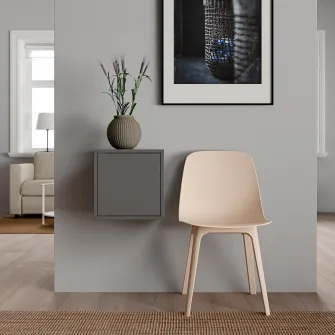 IKEA EKET Combinatie corp suspendat, gri inchis, 35x35x35 cm