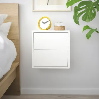 IKEA EKET Corp suspendat cu 2 sertare, alb, 35x35x35 cm