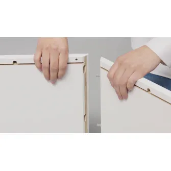 IKEA EKET Etajera suspendata, aspect stejar antichizat, 35x35x35 cm