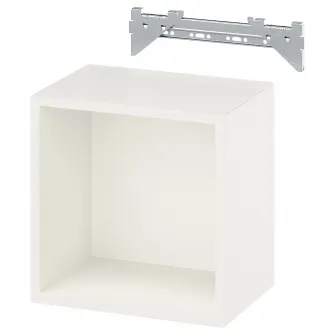 IKEA EKET Etajera suspendata, alb, 35x25x35 cm