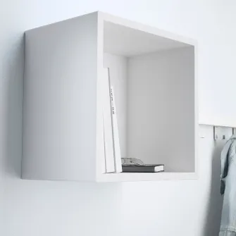 IKEA EKET Etajera suspendata, alb, 35x25x35 cm