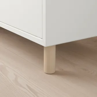 IKEA EKET Picior, lemn, 10 cm