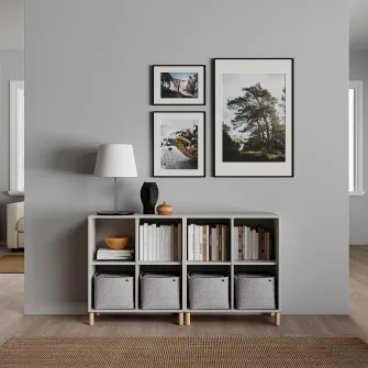 IKEA EKET Picior, lemn, 10 cm