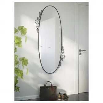 IKEA EKNE Oglinda, oval, 70x150 cm