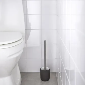 IKEA EKOLN Perie WC, gri inchis