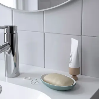 IKEA EKOLN Savoniera, gri-turcoaz deschis