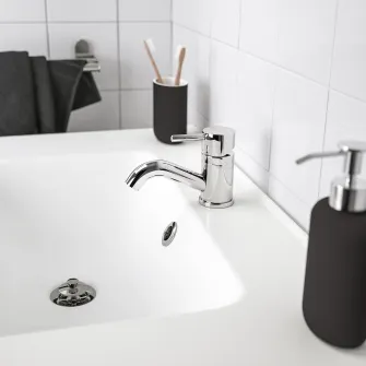 IKEA EKOLN Suport periuta de dinti, gri inchis