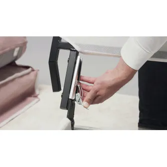 IKEA EKOLSUND Fotoliu extensibil rabatabil, Gunnared roz-maro deschis