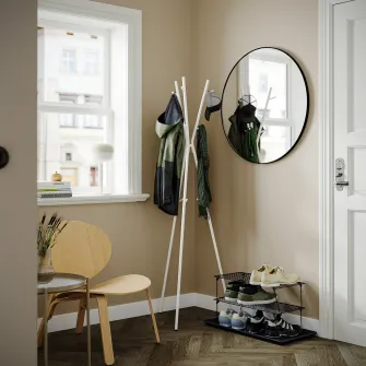 IKEA EKRAR Cuier, alb, 169 cm