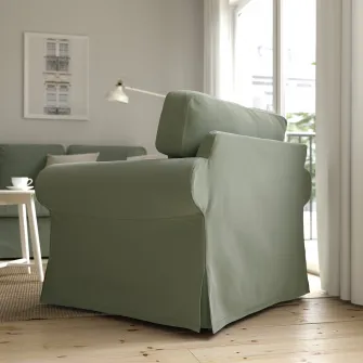 IKEA EKTORP Fotoliu, Hakebo gri-verde